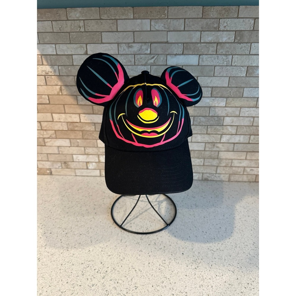 Walt Disney Parks 2023 Halloween Pumpkin Mickey Mouse Ear‎ Hat Baseball Cap  118